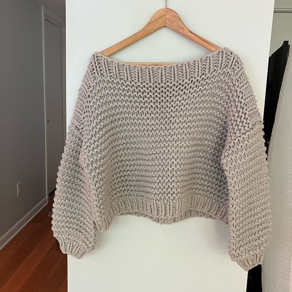 mr mittens boatneck jumper grey - Picture 5 of 8